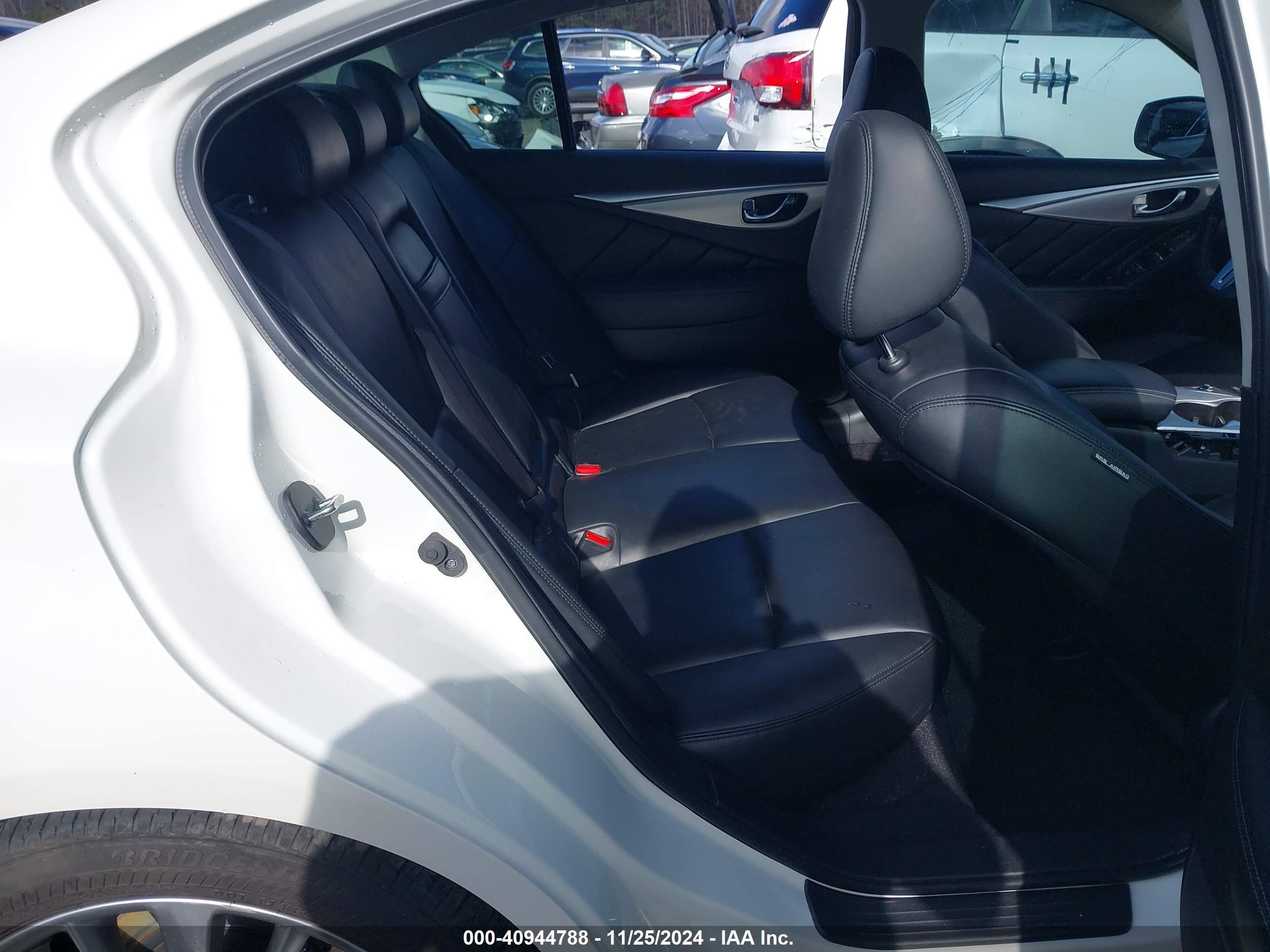 2021 Infiniti Q50 Luxe White vin: JN1EV7BP2MM701845