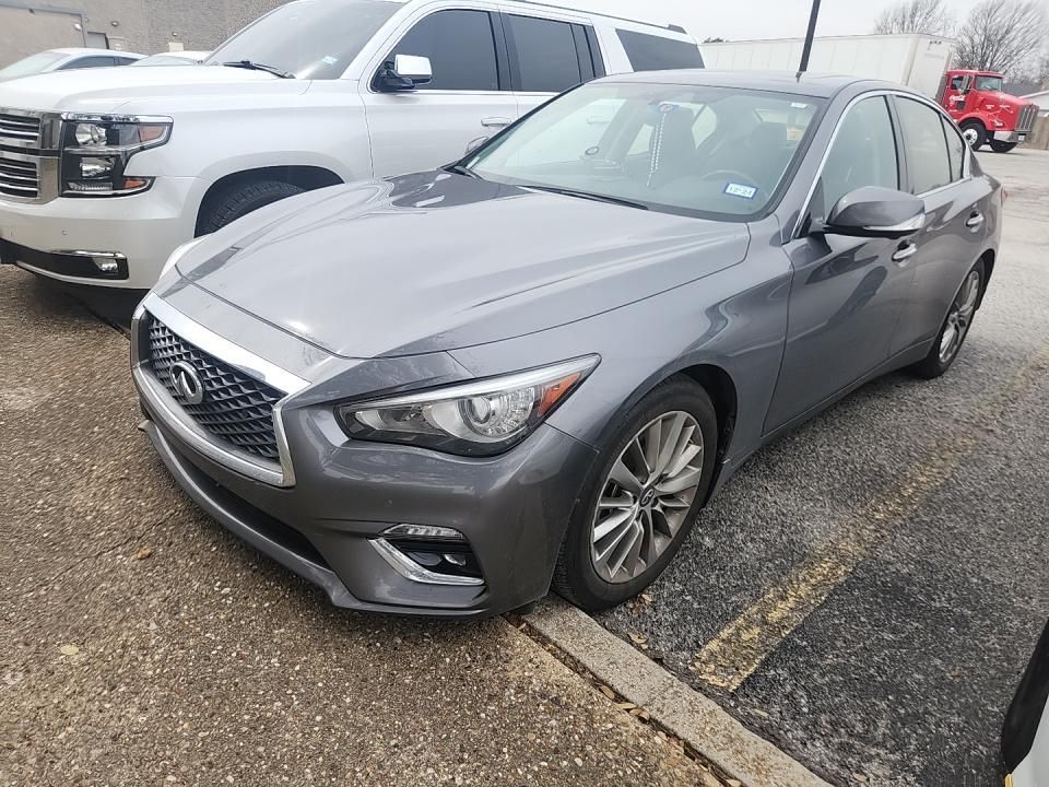 2021 Infiniti Q50 Luxe Gray vin: JN1EV7BP7MM700867