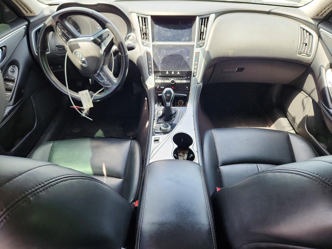 2021 Infiniti Q50 Luxe White vin: JN1EV7BP9MM703267
