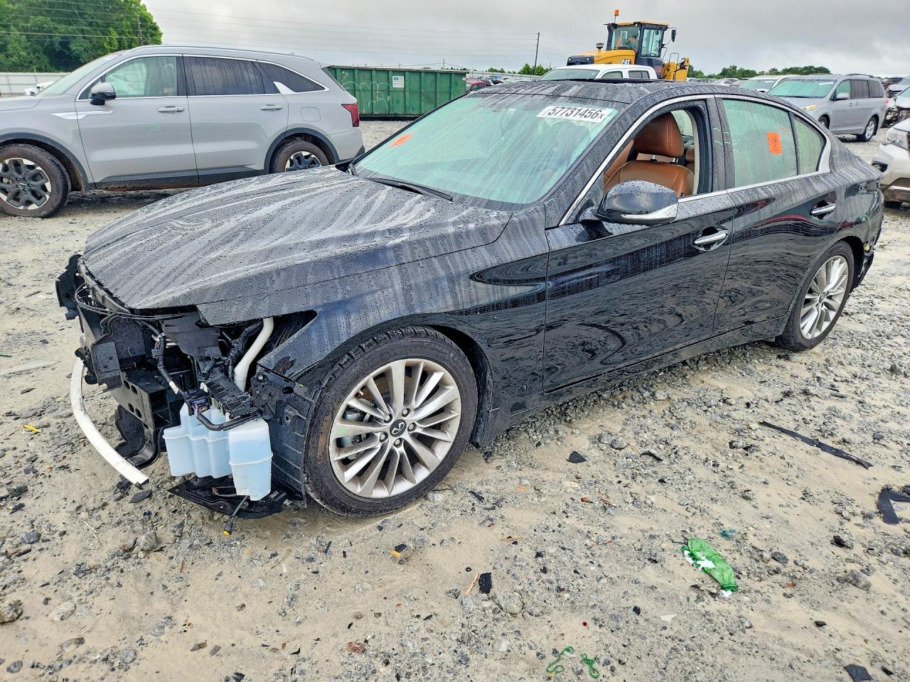 2023 Infiniti Q50 Luxe Black vin: JN1EV7BPXPM510825