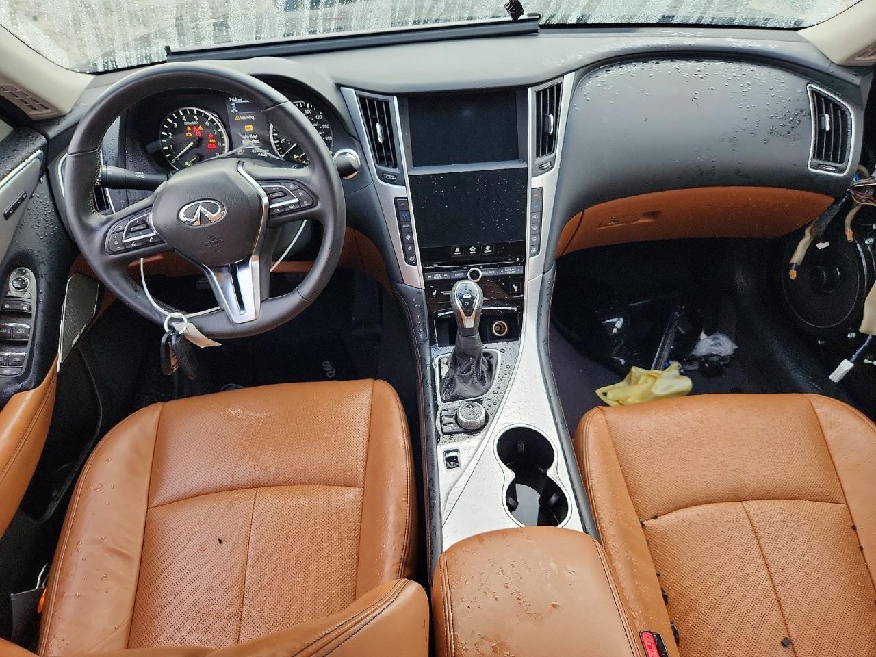 2023 Infiniti Q50 Luxe Black vin: JN1EV7BPXPM510825