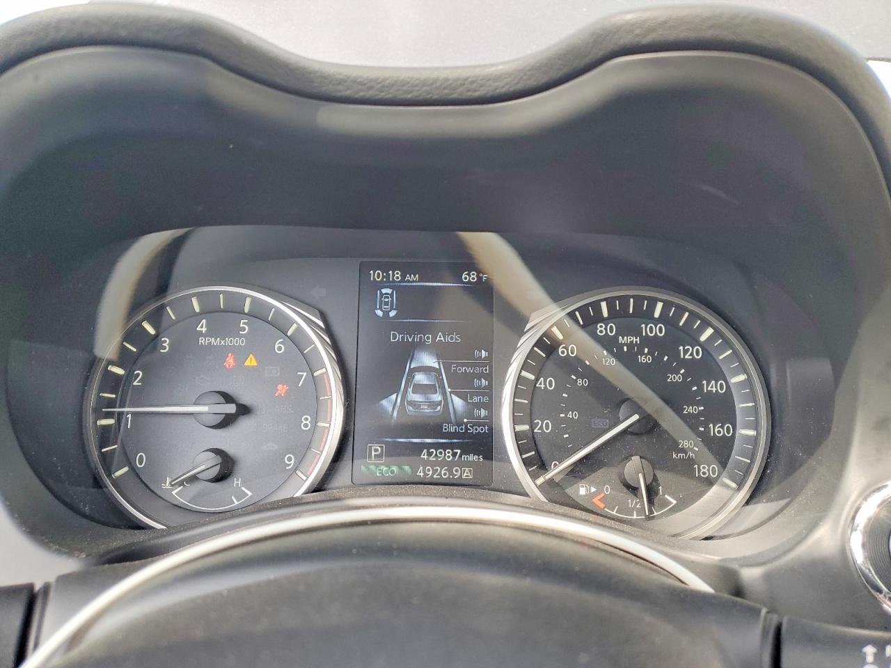 2021 Infiniti Q50 Luxe Серый vin: JN1EV7BR0MM751547