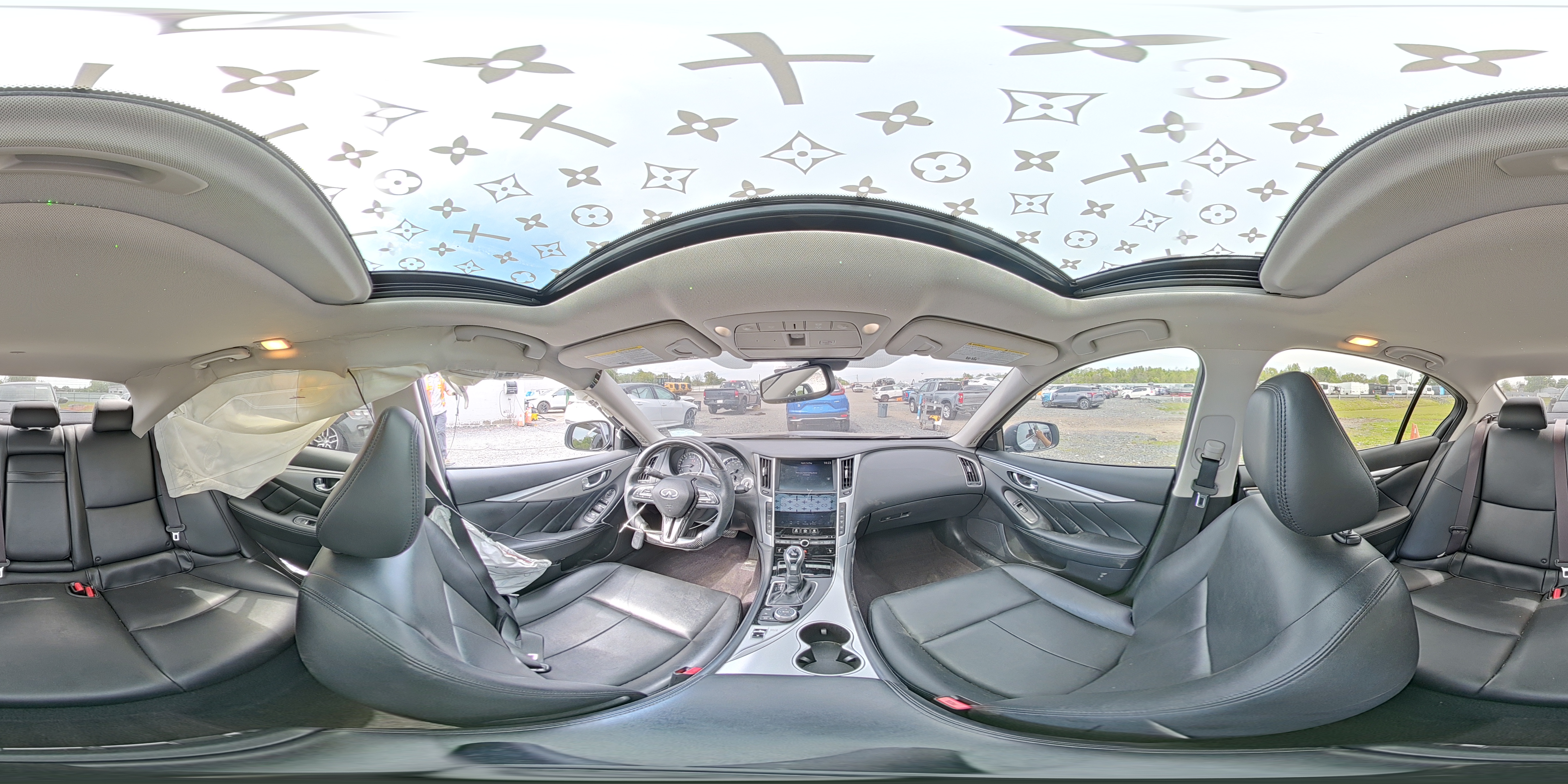 2021 Infiniti Q50 Luxe Серый vin: JN1EV7BR0MM751547