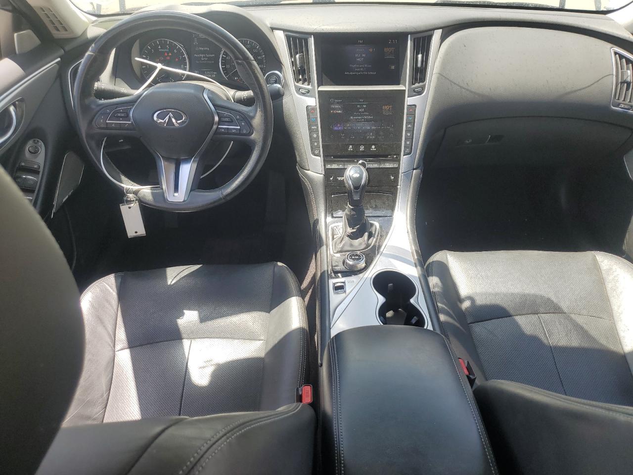 2021 Infiniti Q50 Luxe White vin: JN1EV7BR1MM753985
