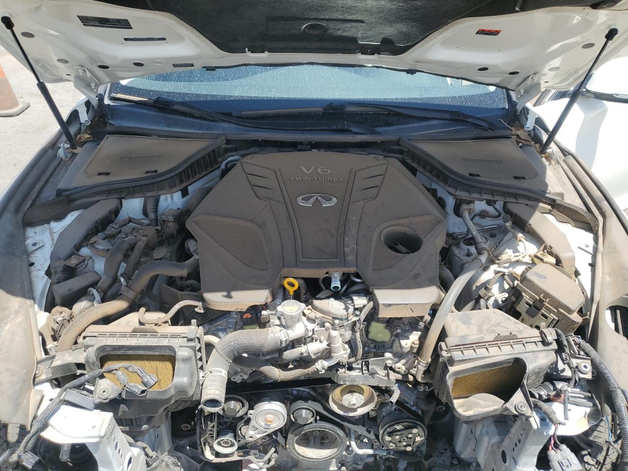 2021 Infiniti Q50 Luxe White vin: JN1EV7BR1MM753985