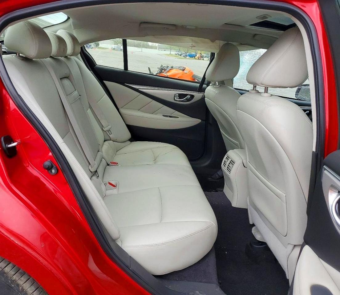 2021 Infiniti Q50 Luxe Red vin: JN1EV7BR2MM750853