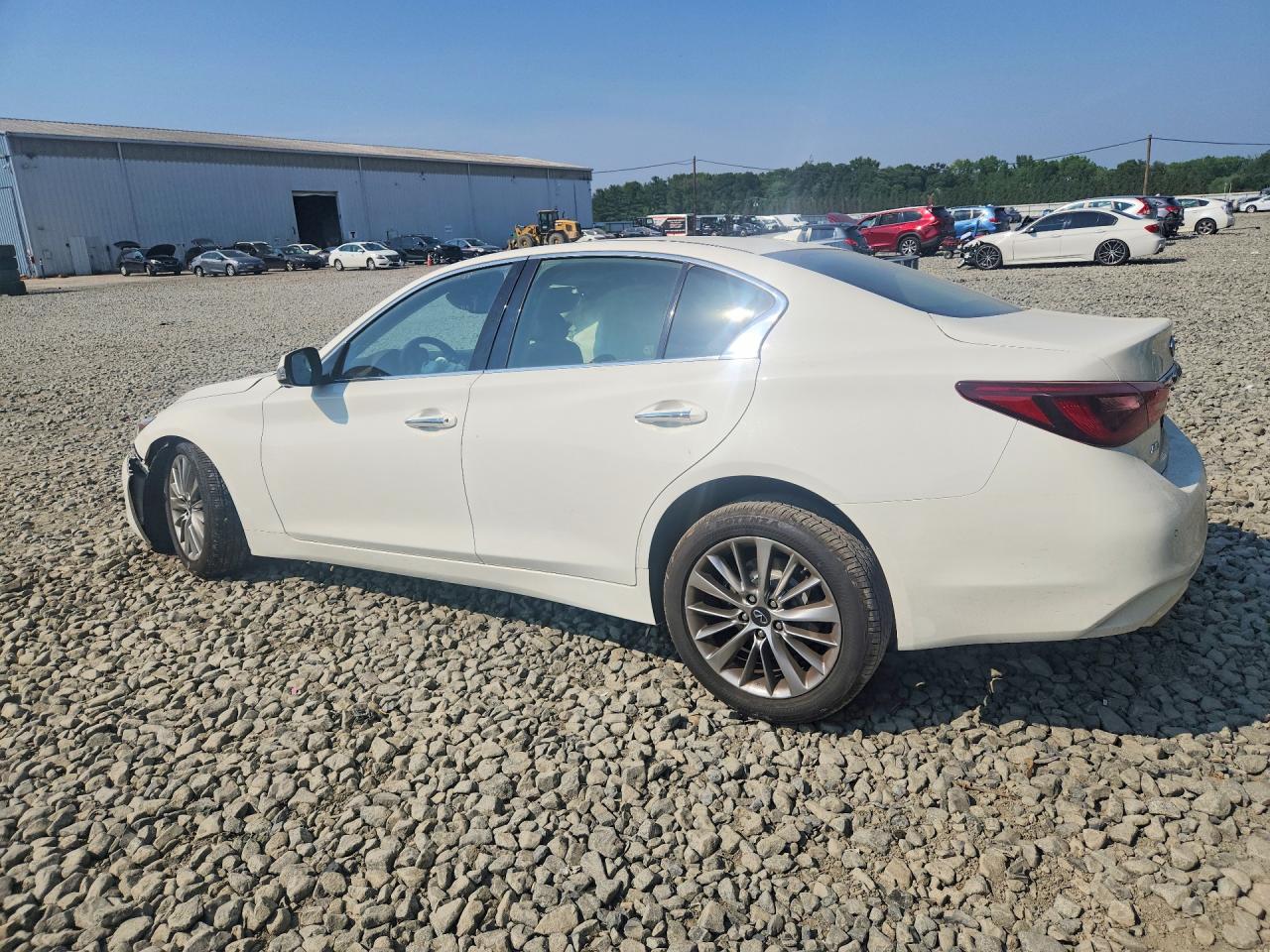 2023 Infiniti Q50 Luxe White vin: JN1EV7BR5PM541885