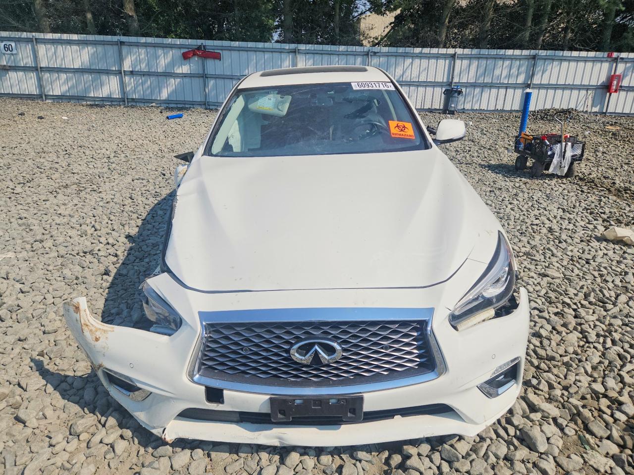 2023 Infiniti Q50 Luxe White vin: JN1EV7BR5PM541885