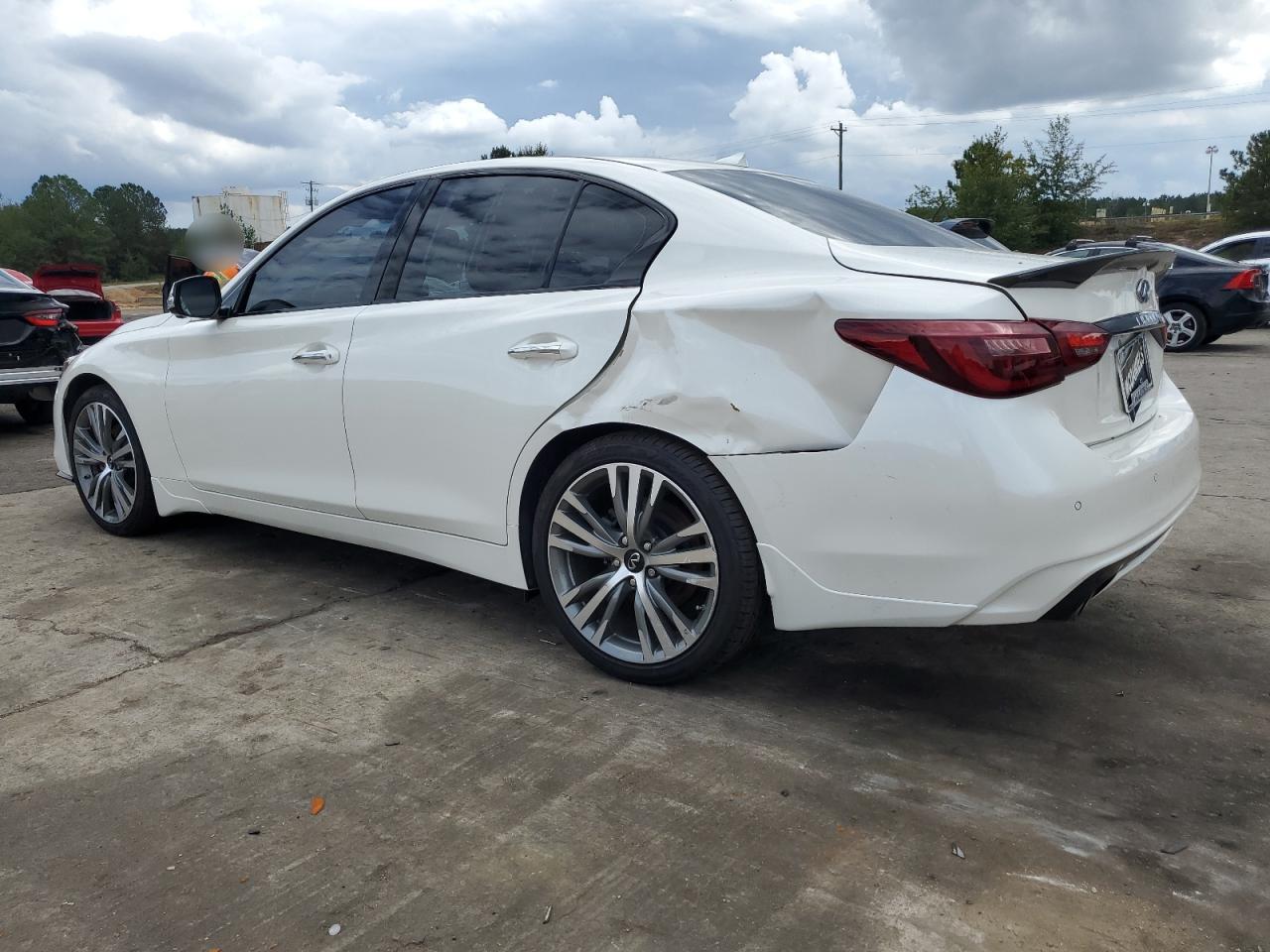 2022 Infiniti Q50 Sensory White vin: JN1EV7CP0NM311083