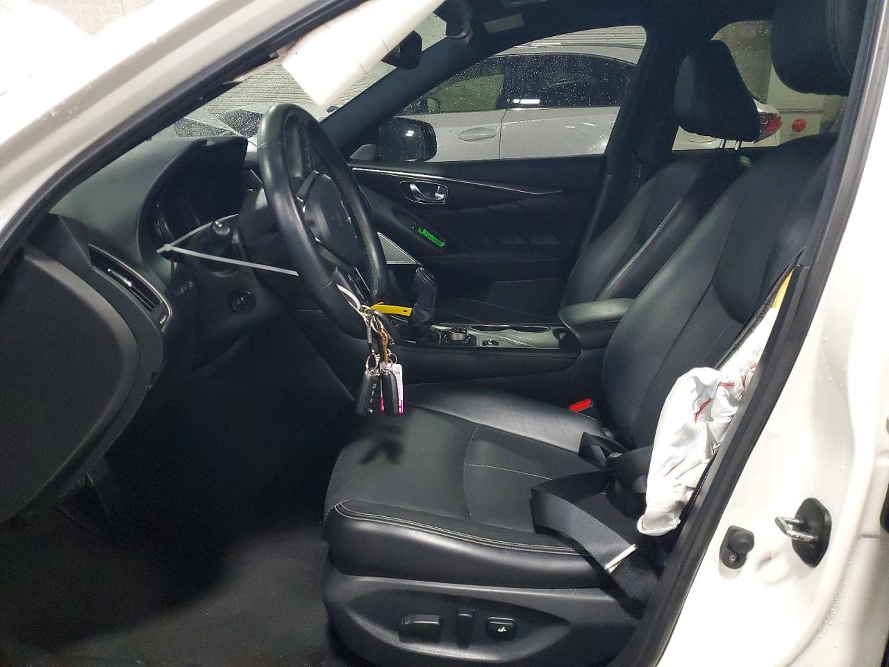 2021 Infiniti Q50 Sensory White vin: JN1EV7CRXMM753059