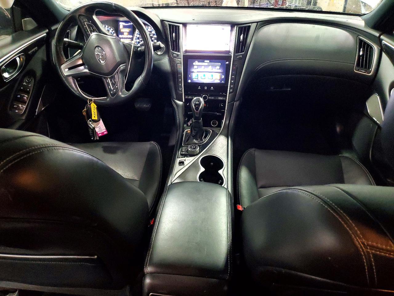 2021 Infiniti Q50 Sensory White vin: JN1EV7CRXMM753059