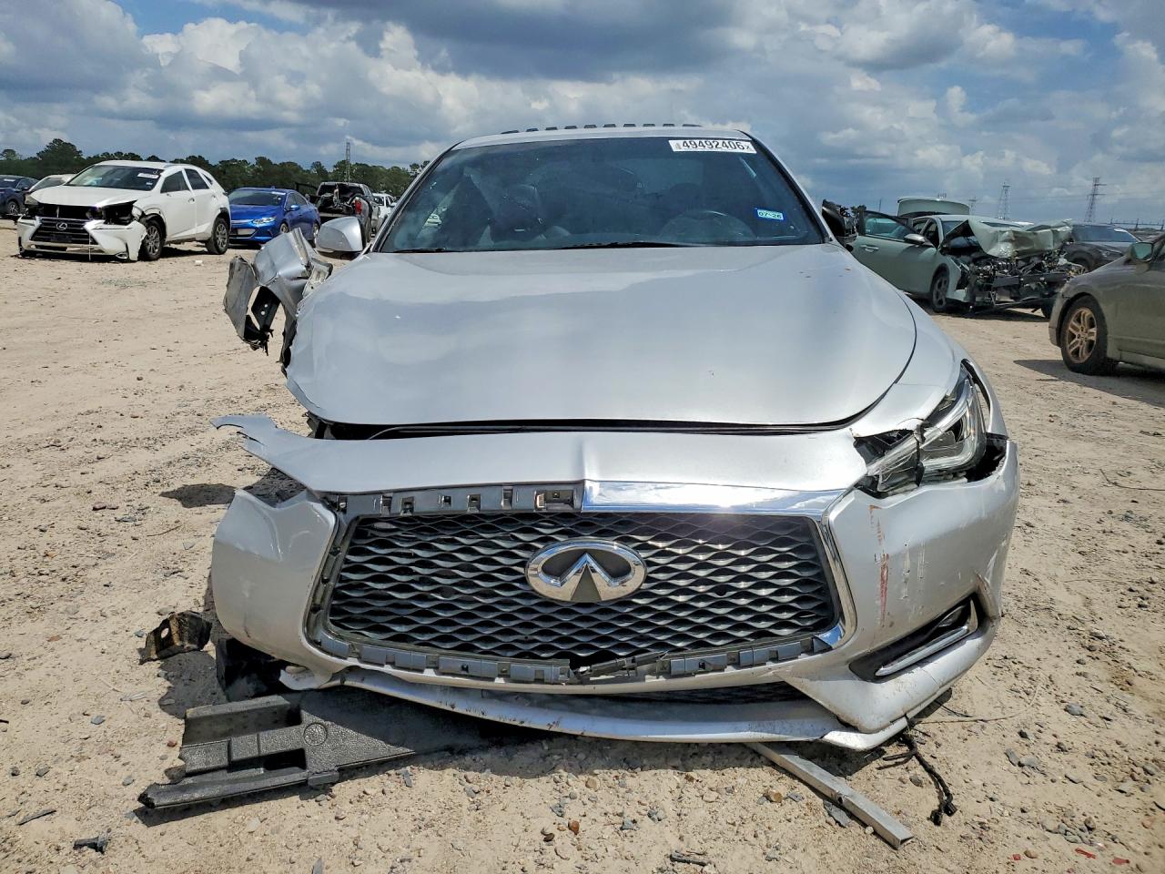 2017 Infiniti Q60 3.0t Premium Silver vin: JN1EV7EK3HM364446