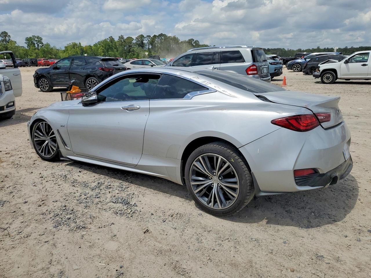 2017 Infiniti Q60 3.0t Premium Silver vin: JN1EV7EK3HM364446