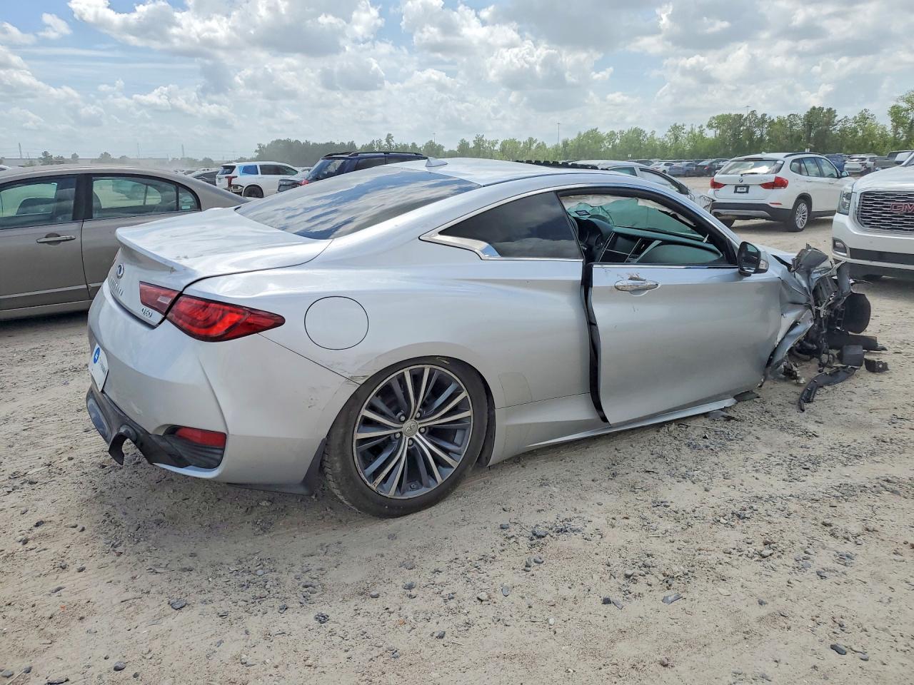 2017 Infiniti Q60 3.0t Premium Silver vin: JN1EV7EK3HM364446