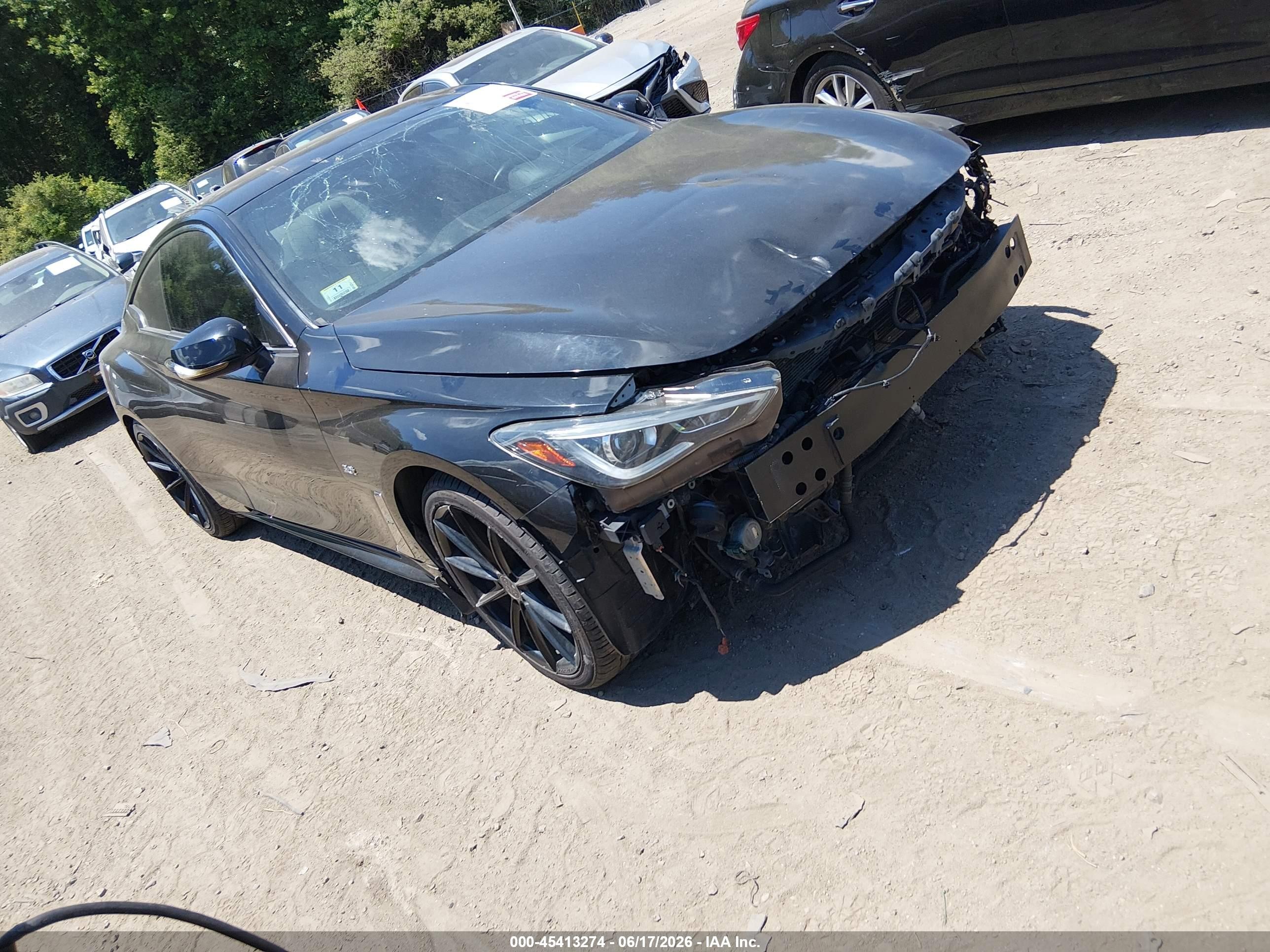 2017 Infiniti Q60 3.0t Premium Black vin: JN1EV7EK5HM361046