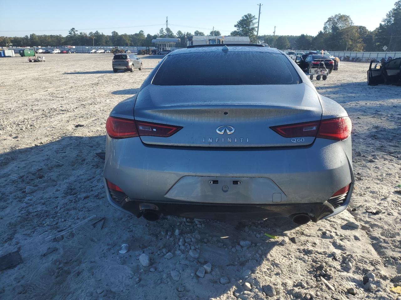 2018 Infiniti Q60 Luxe 300 Серый vin: JN1EV7EK5JM341854