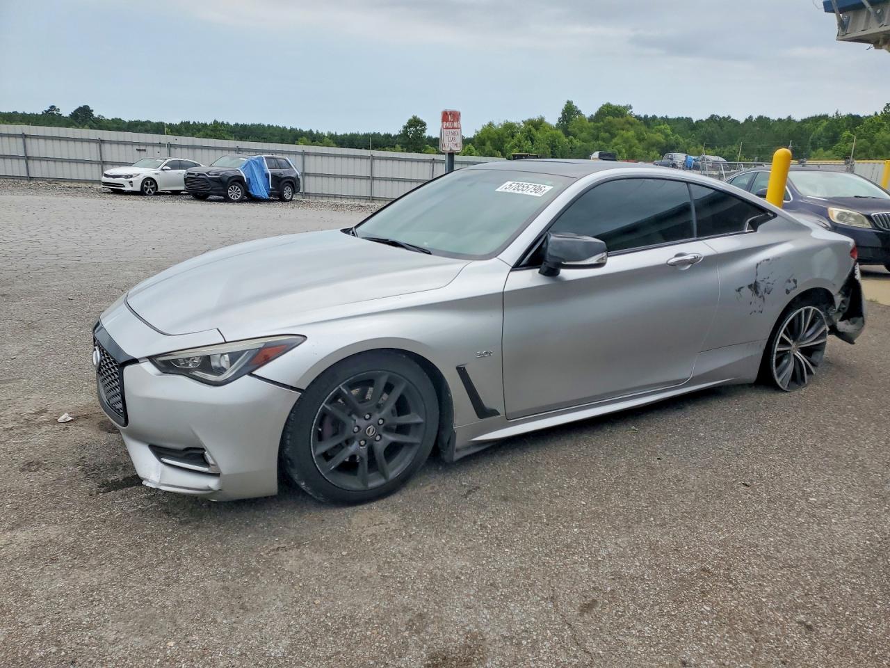 2017 Infiniti Q60 3.0t Premium Silver vin: JN1EV7EK7HM363168