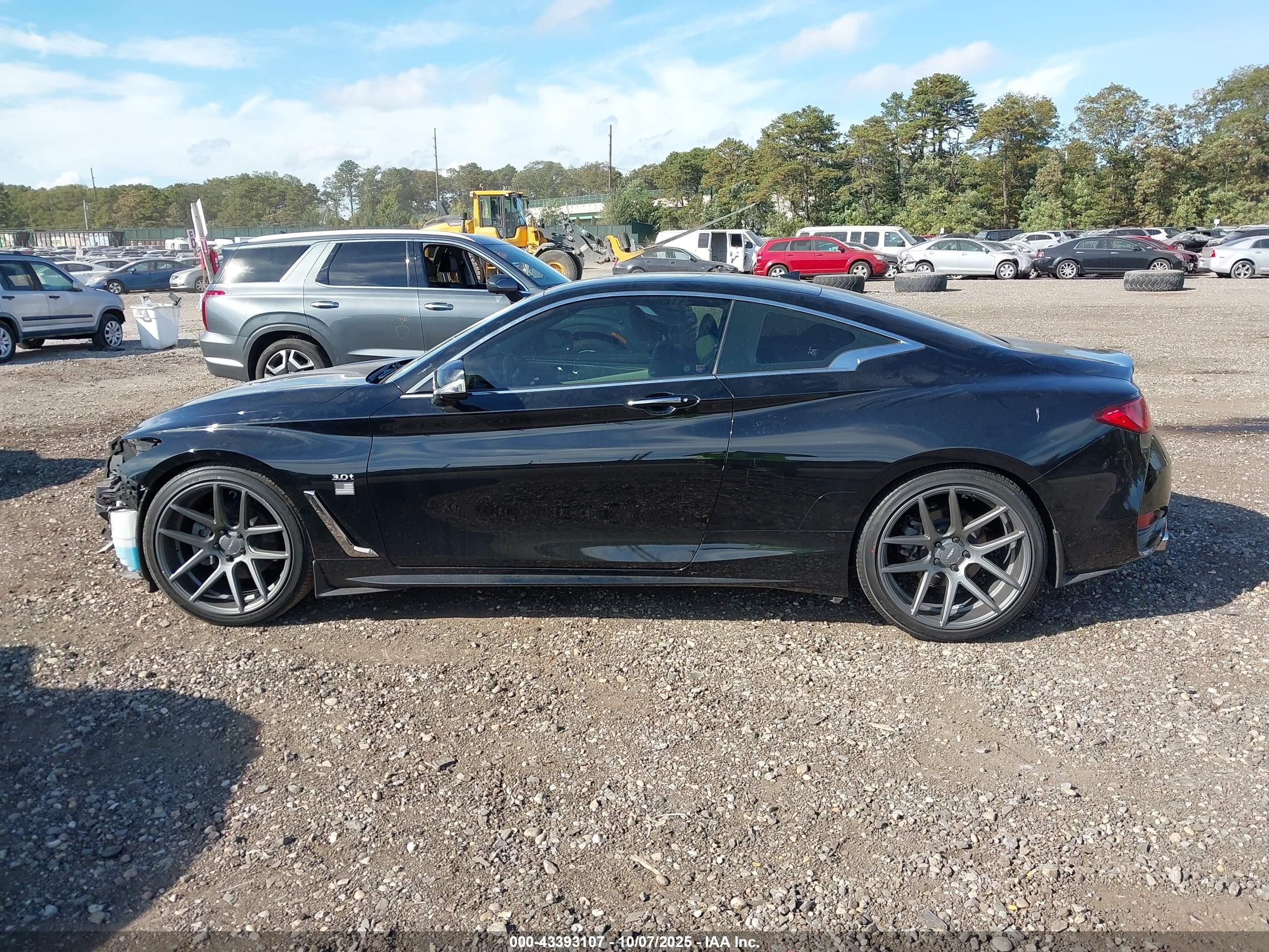 2018 Infiniti Q60 3.0t Luxe Черный vin: JN1EV7EK8JM342867