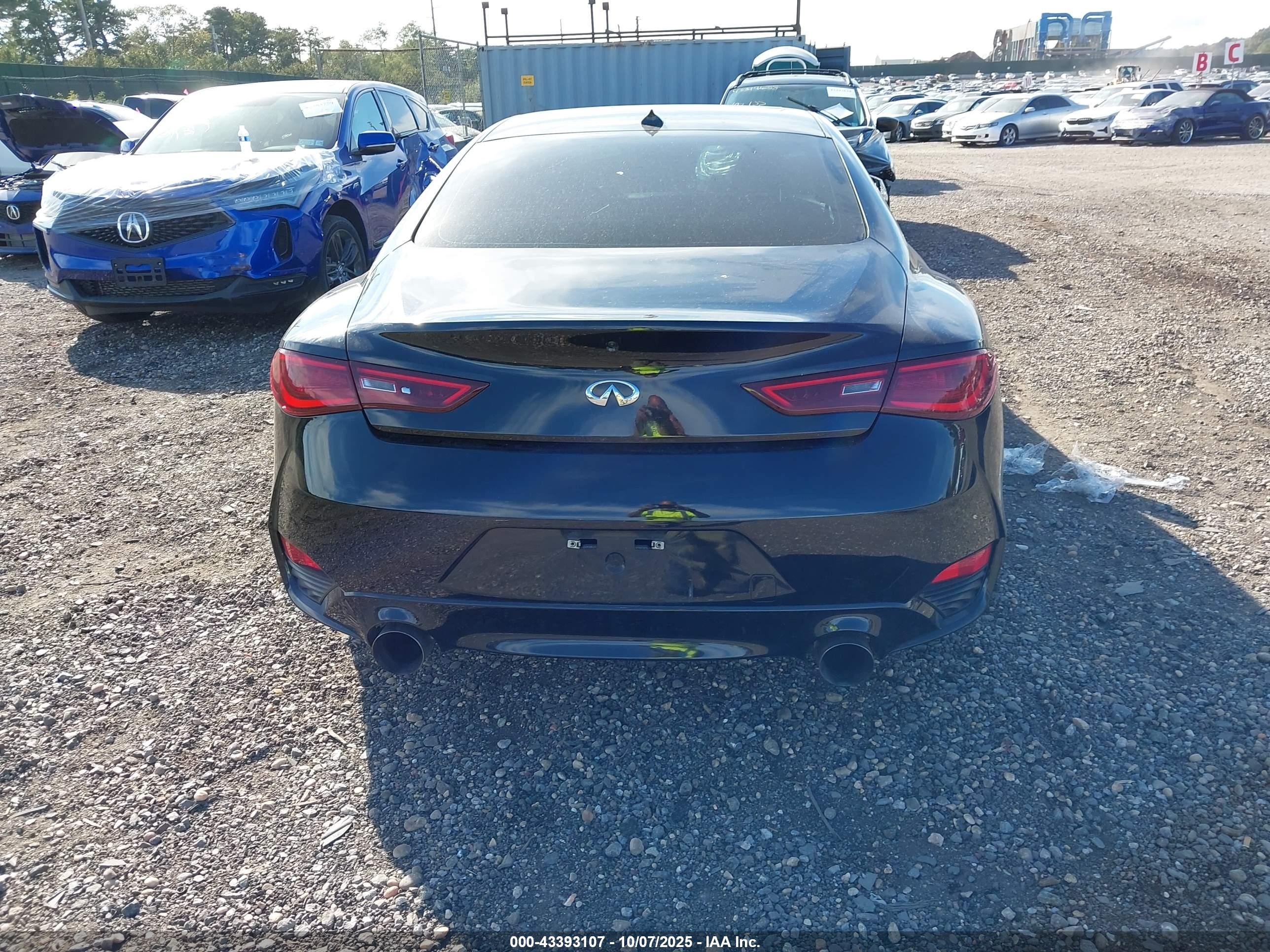 2018 Infiniti Q60 3.0t Luxe Черный vin: JN1EV7EK8JM342867