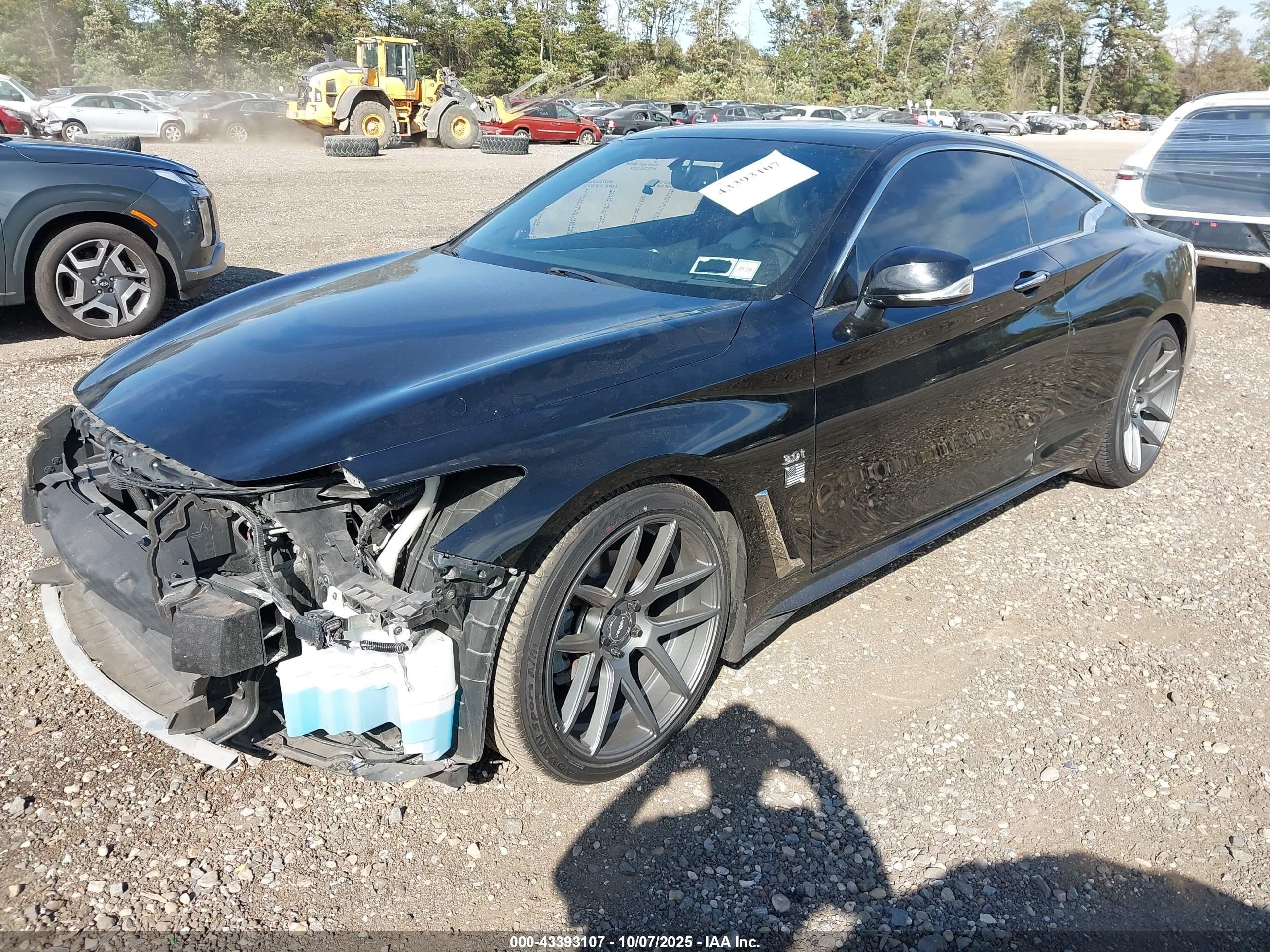 2018 Infiniti Q60 3.0t Luxe Черный vin: JN1EV7EK8JM342867
