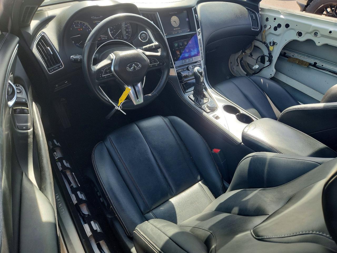 2017 Infiniti Q60 3.0t Premium White vin: JN1EV7EL0HM551488
