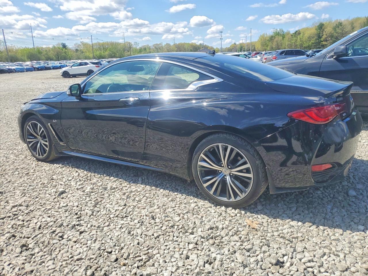 2017 Infiniti Q60 3.0t Premium Черный vin: JN1EV7EL0HM553323