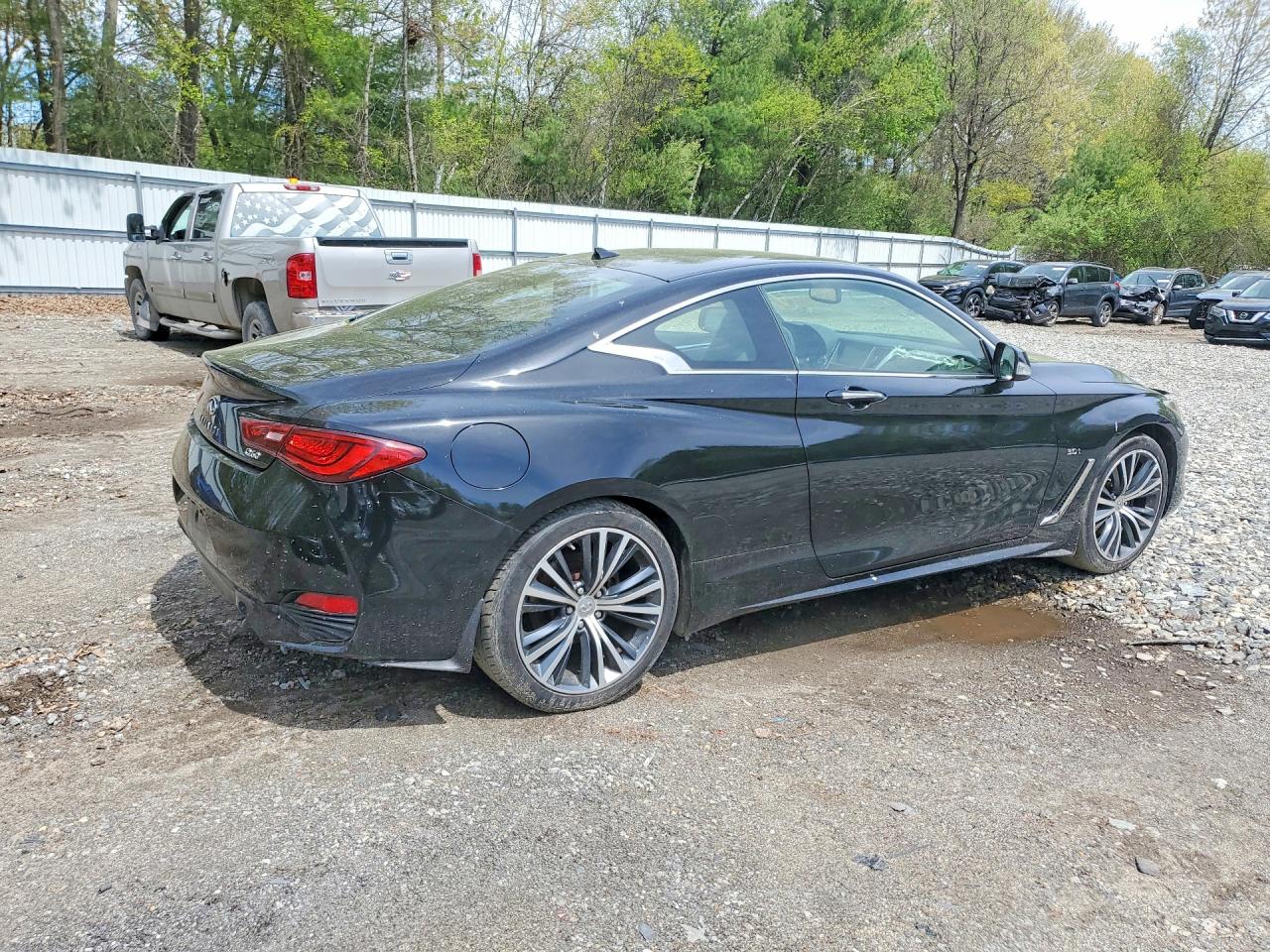 2017 Infiniti Q60 3.0t Premium Черный vin: JN1EV7EL0HM553323