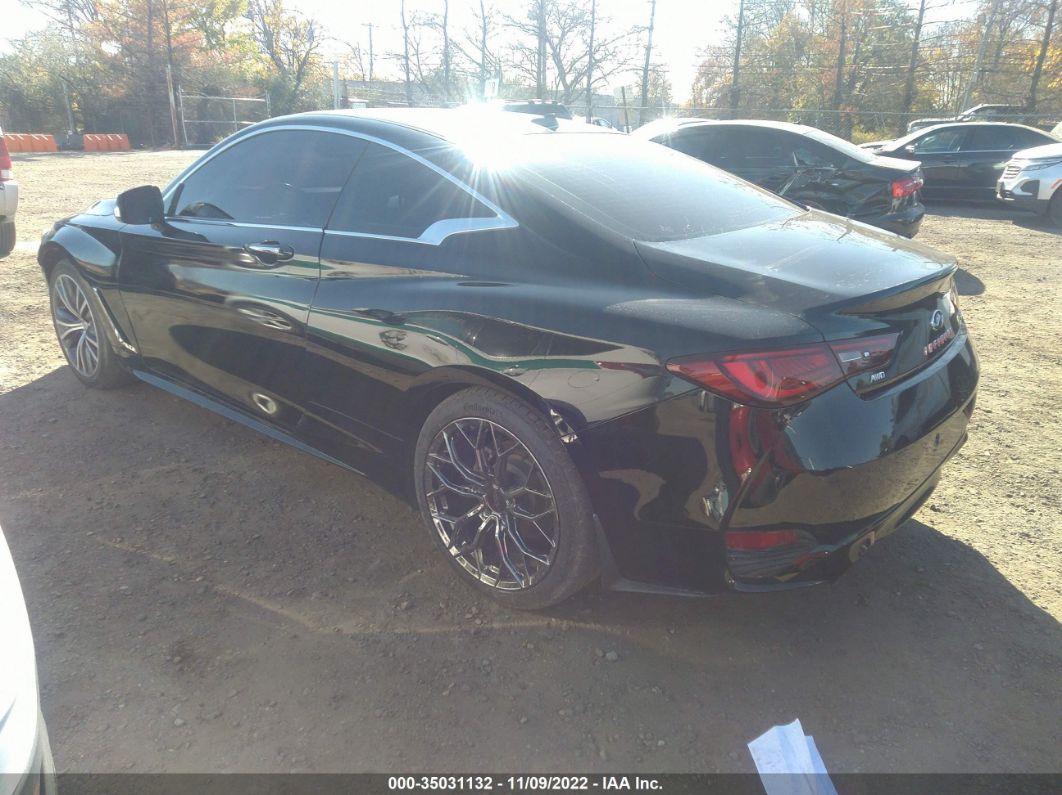 2019 Infiniti Q60 3.0t Luxe Черный vin: JN1EV7EL0KM290239