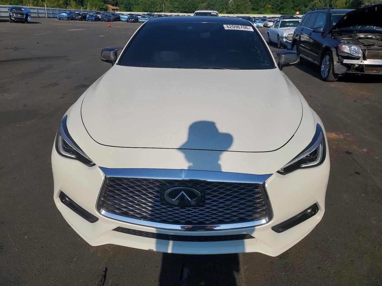 2017 Infiniti Q60 3.0t Sport White vin: JN1EV7EL1HM552939