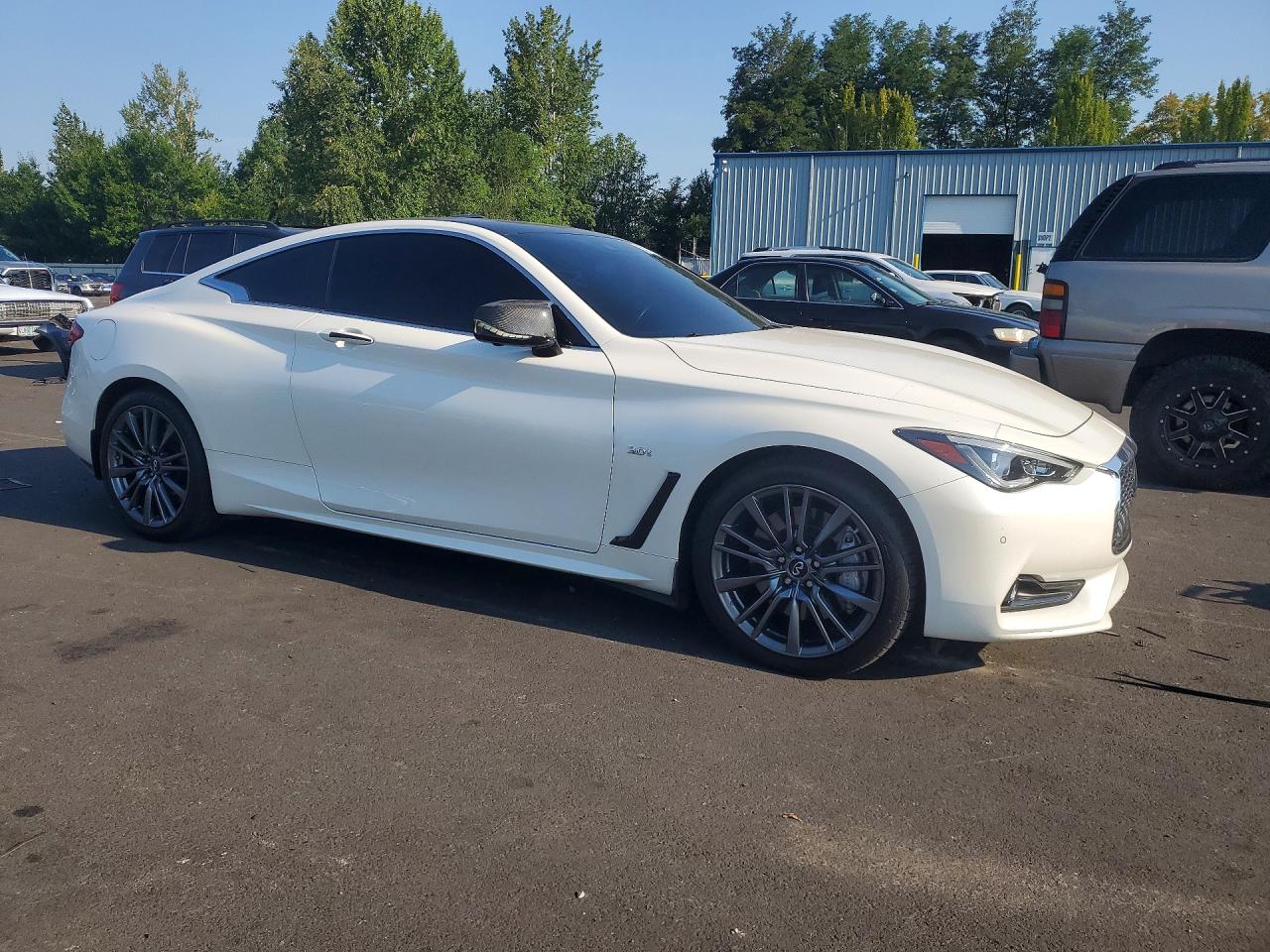 2017 Infiniti Q60 3.0t Sport White vin: JN1EV7EL1HM552939
