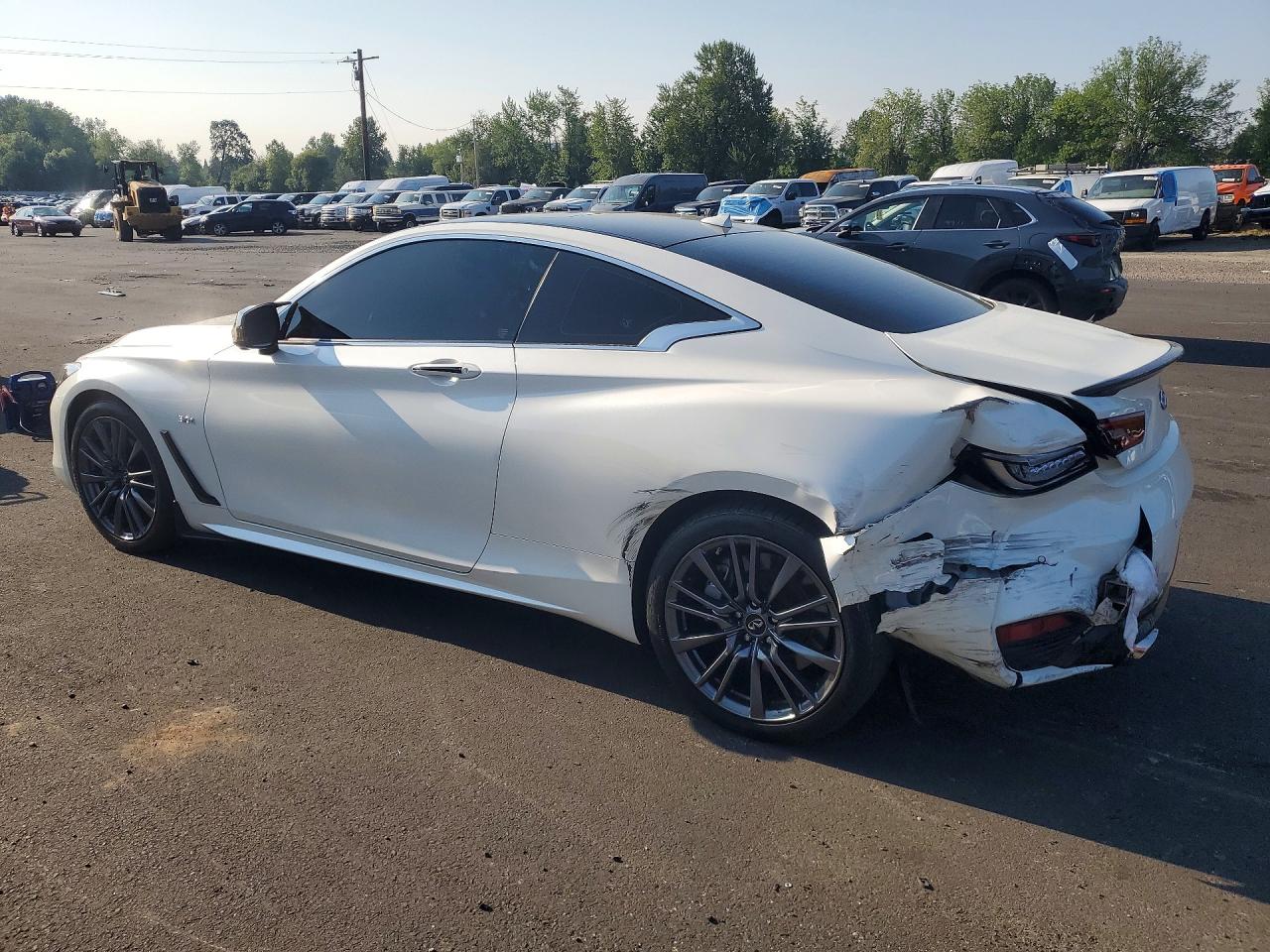 2017 Infiniti Q60 3.0t Sport White vin: JN1EV7EL1HM552939