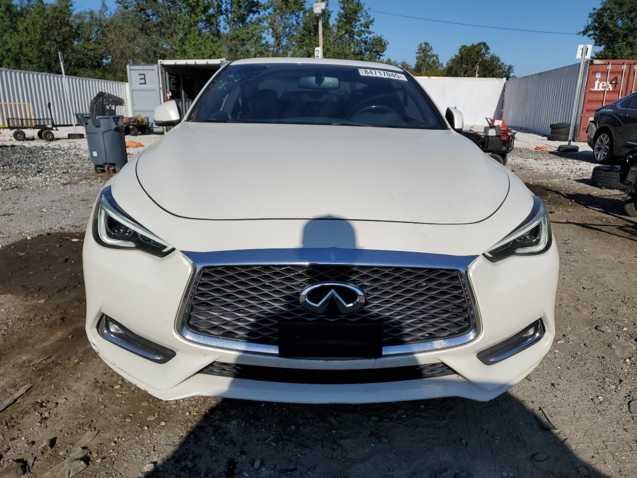 2018 Infiniti Q60 Luxe 300 Белый vin: JN1EV7EL1JM392471