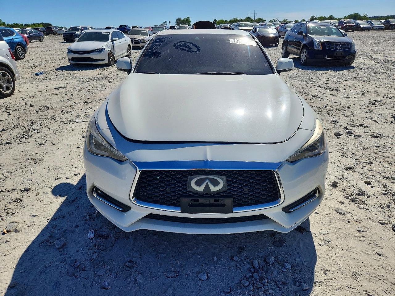 2017 Infiniti Q60 Premium White vin: JN1EV7EL7HM552766