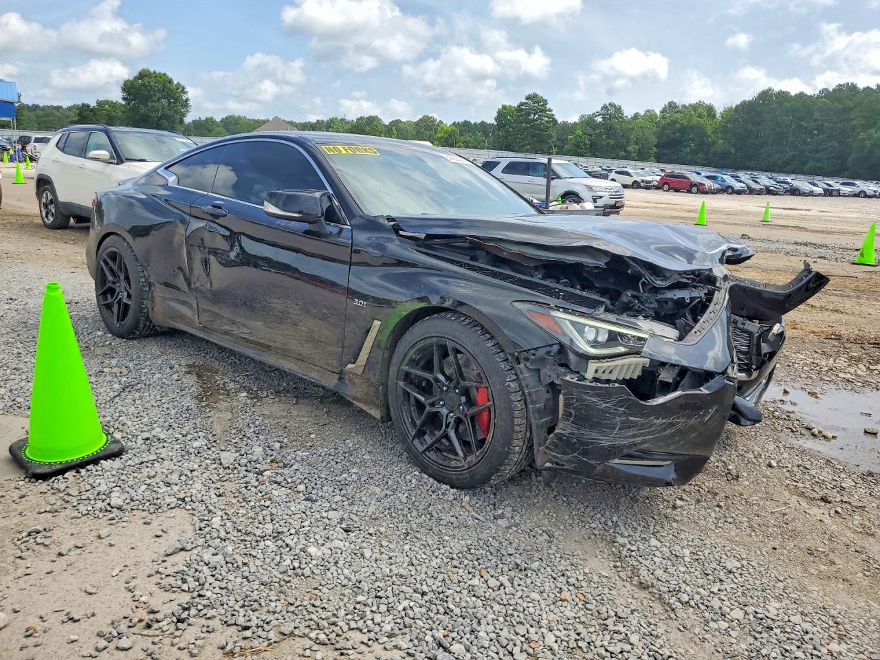 2018 Infiniti Q60 3.0t Luxe Black vin: JN1EV7EL7JM390661