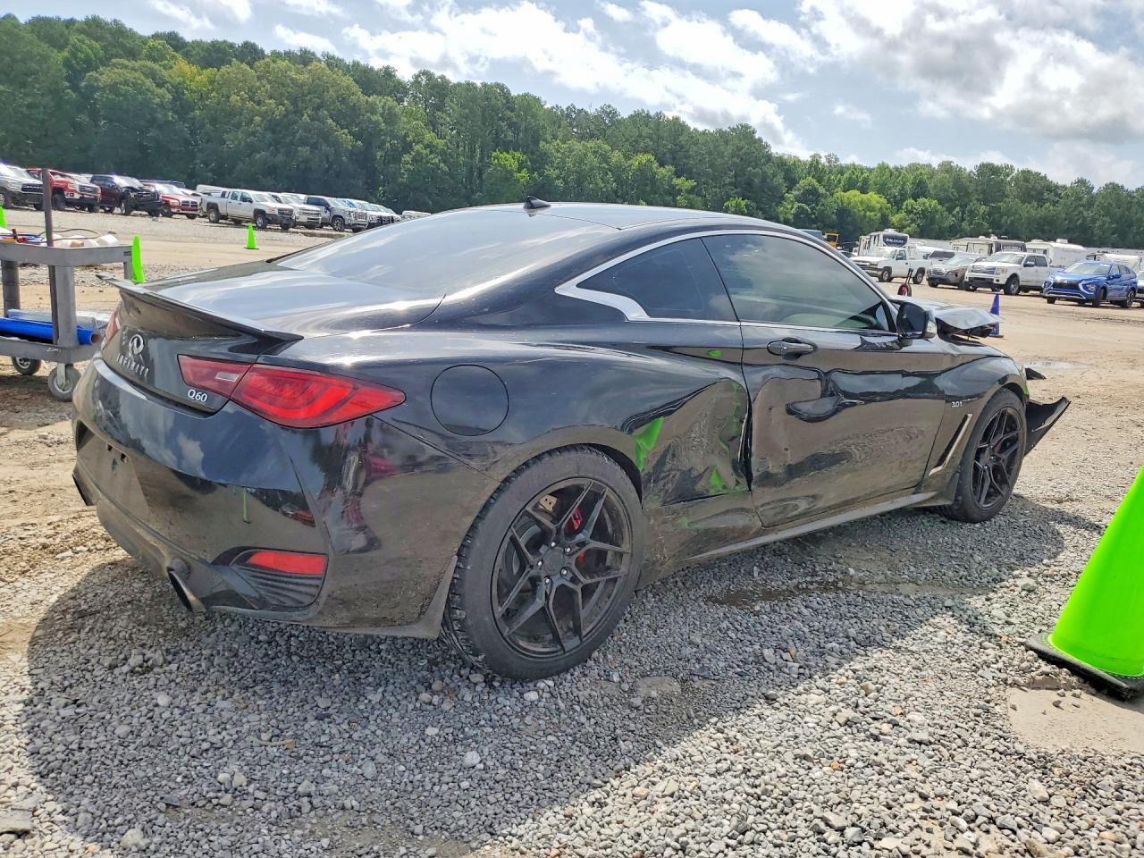 2018 Infiniti Q60 3.0t Luxe Black vin: JN1EV7EL7JM390661