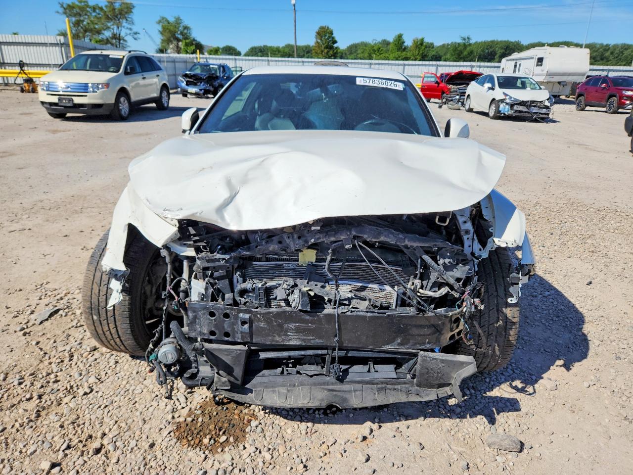 2017 Infiniti Q60 3.0t Premium White vin: JN1EV7EL8HM550220