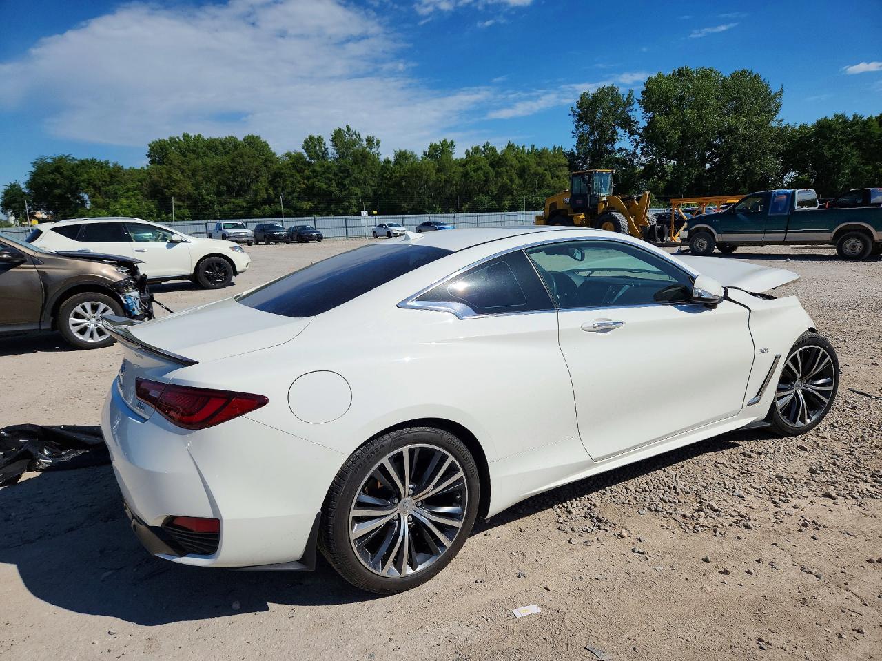 2017 Infiniti Q60 3.0t Premium White vin: JN1EV7EL8HM550220