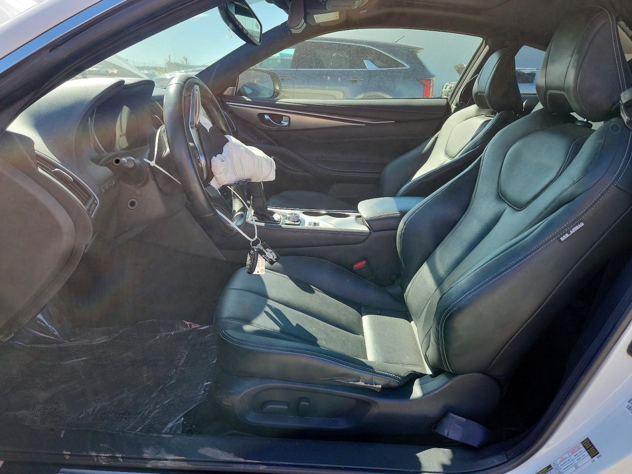 2017 Infiniti Q60 3.0t Premium White vin: JN1EV7EL8HM550220