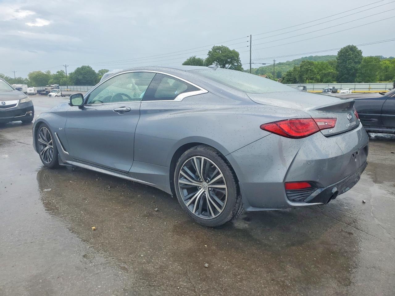 2018 Infiniti Q60 3.0t Luxe Серый vin: JN1EV7EL8JM393150