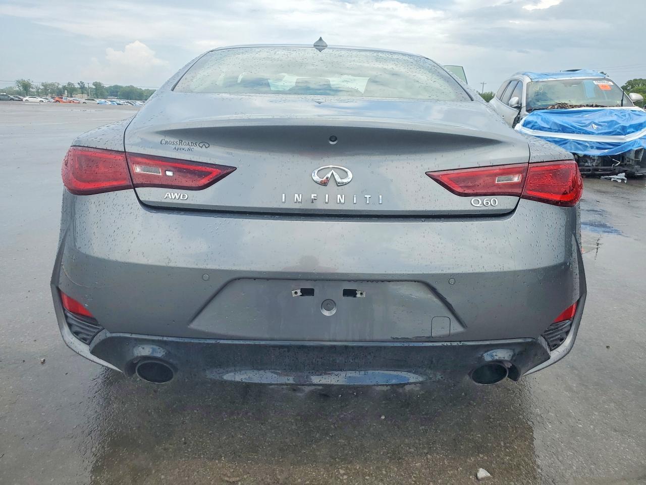 2018 Infiniti Q60 3.0t Luxe Серый vin: JN1EV7EL8JM393150