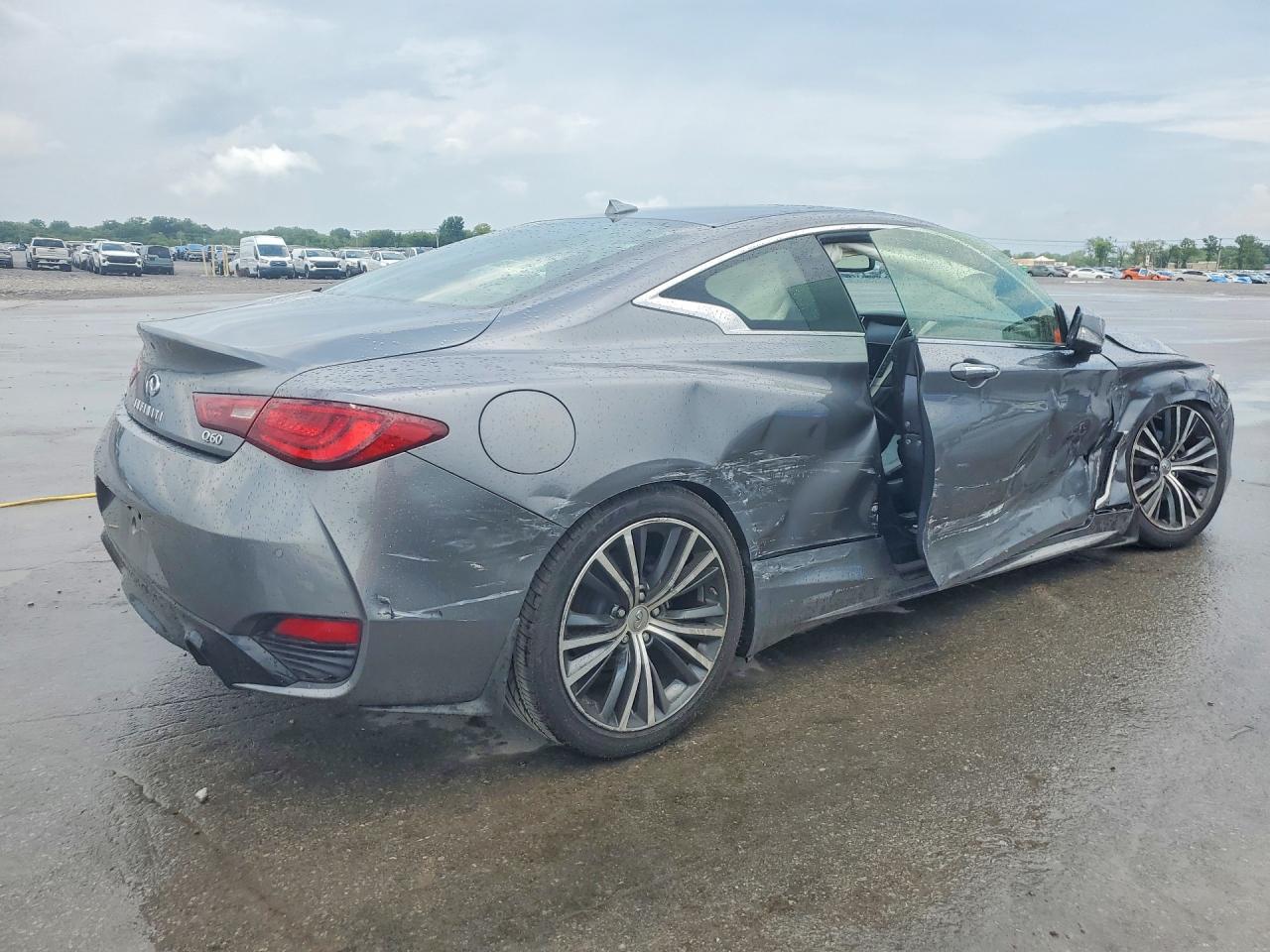 2018 Infiniti Q60 3.0t Luxe Серый vin: JN1EV7EL8JM393150