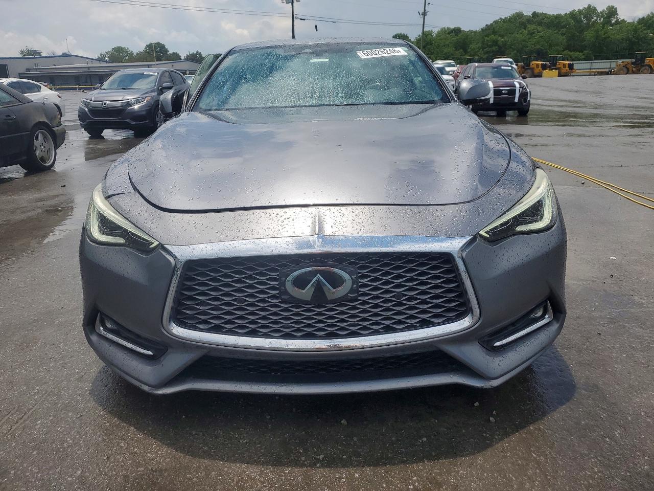 2018 Infiniti Q60 3.0t Luxe Серый vin: JN1EV7EL8JM393150