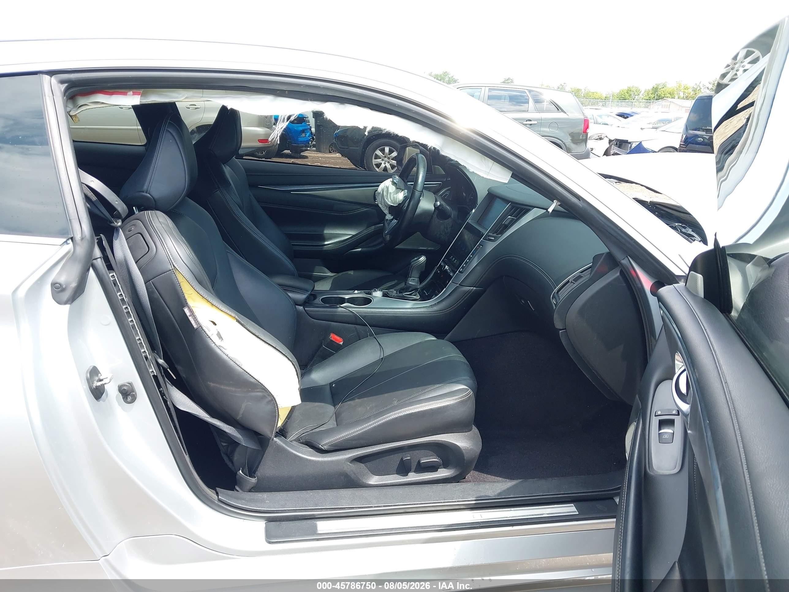2019 Infiniti Q60 3.0t Luxe Silver vin: JN1EV7ELXKM290345