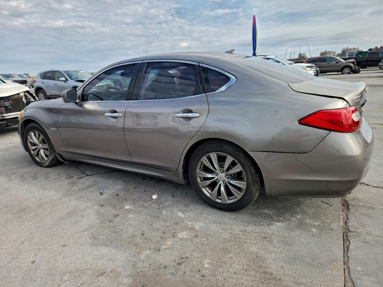 2012 Infiniti M35h Gray vin: JN1EY1AP0CM910411