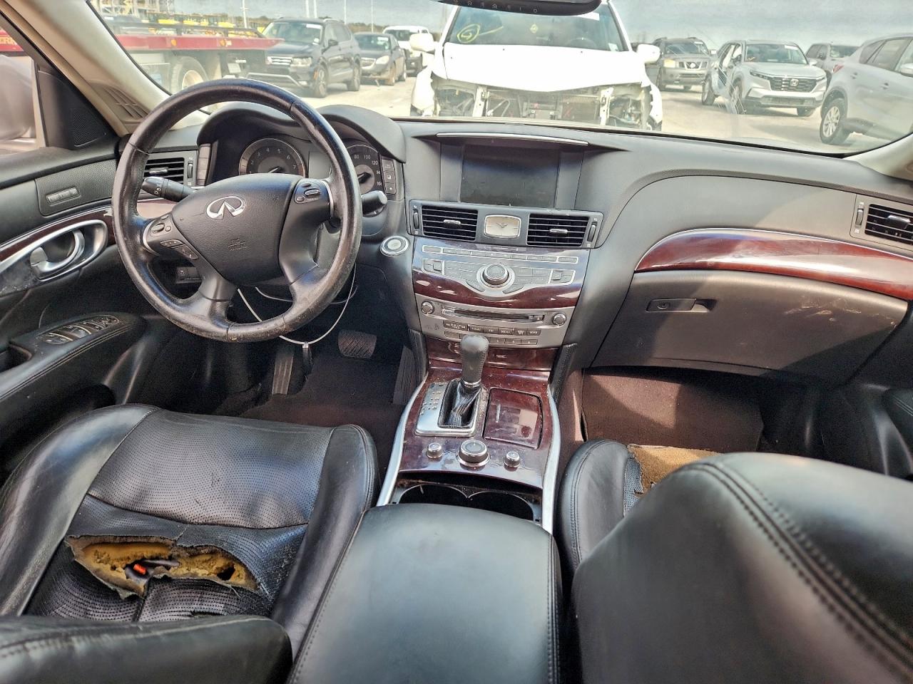 2012 Infiniti M35h Gray vin: JN1EY1AP0CM910411
