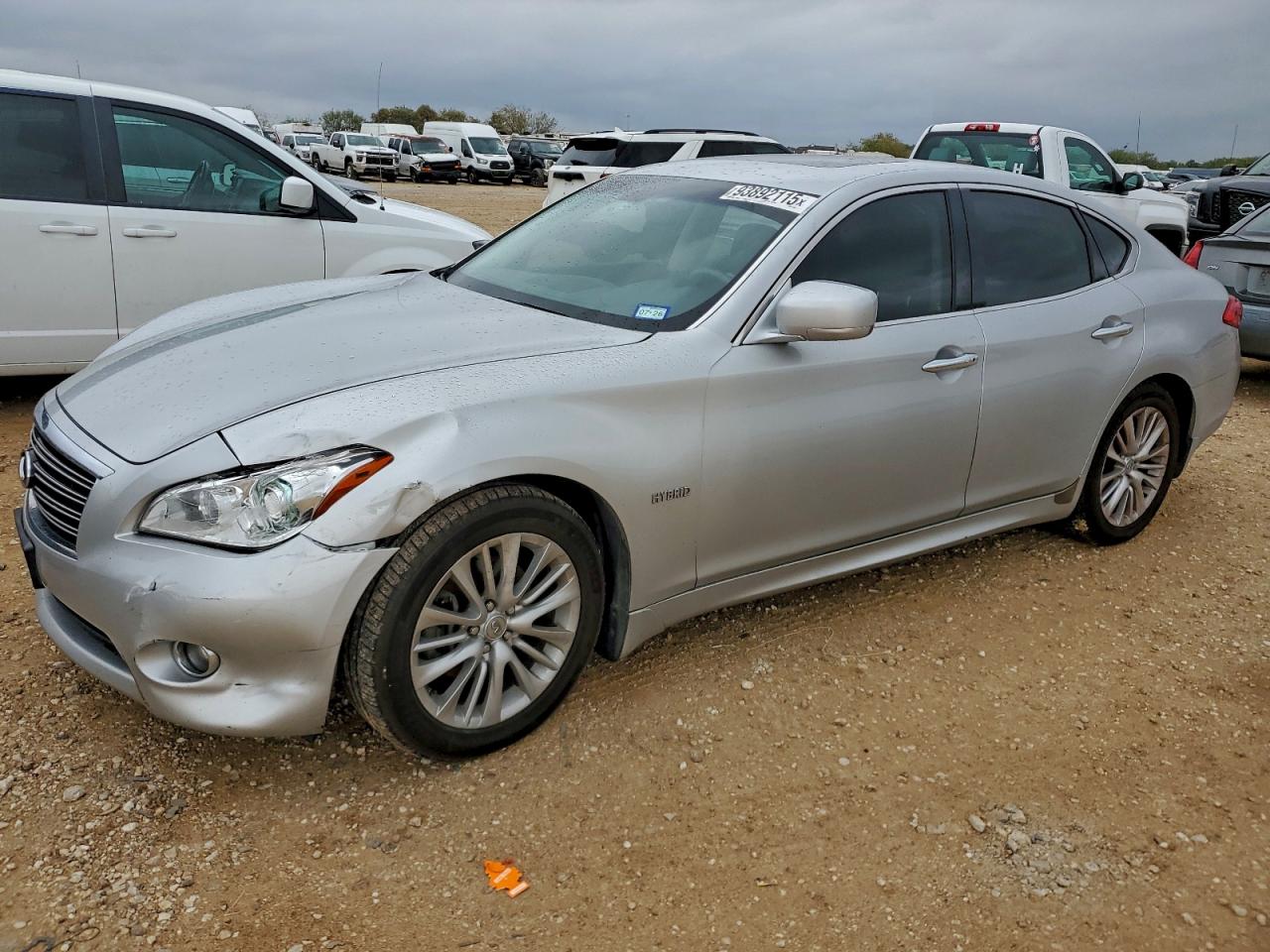 2012 Infiniti M35h Серебряный vin: JN1EY1AP0CM910554