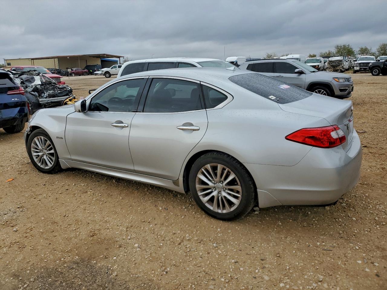 2012 Infiniti M35h Серебряный vin: JN1EY1AP0CM910554