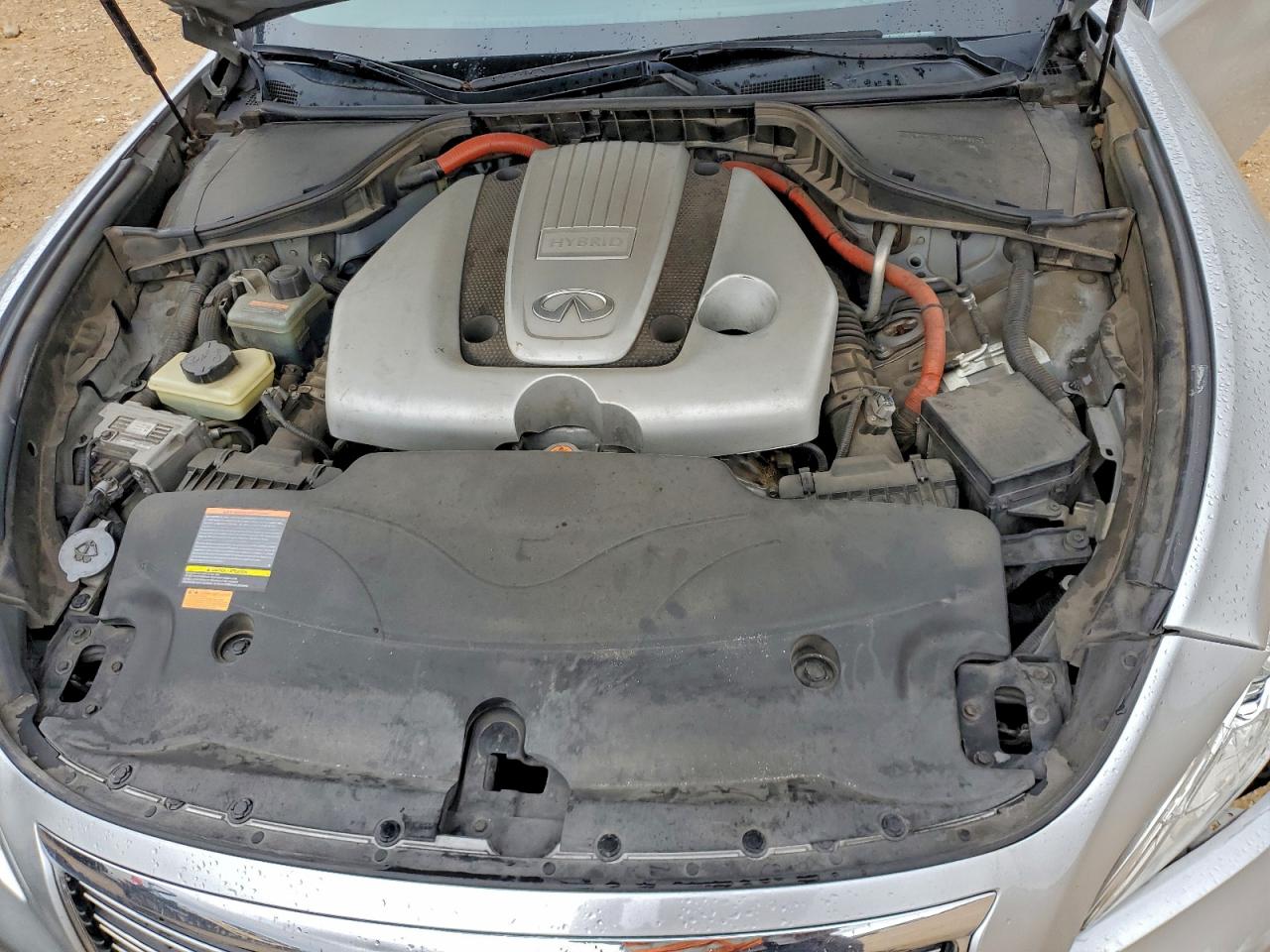 2012 Infiniti M35h Серебряный vin: JN1EY1AP0CM910554