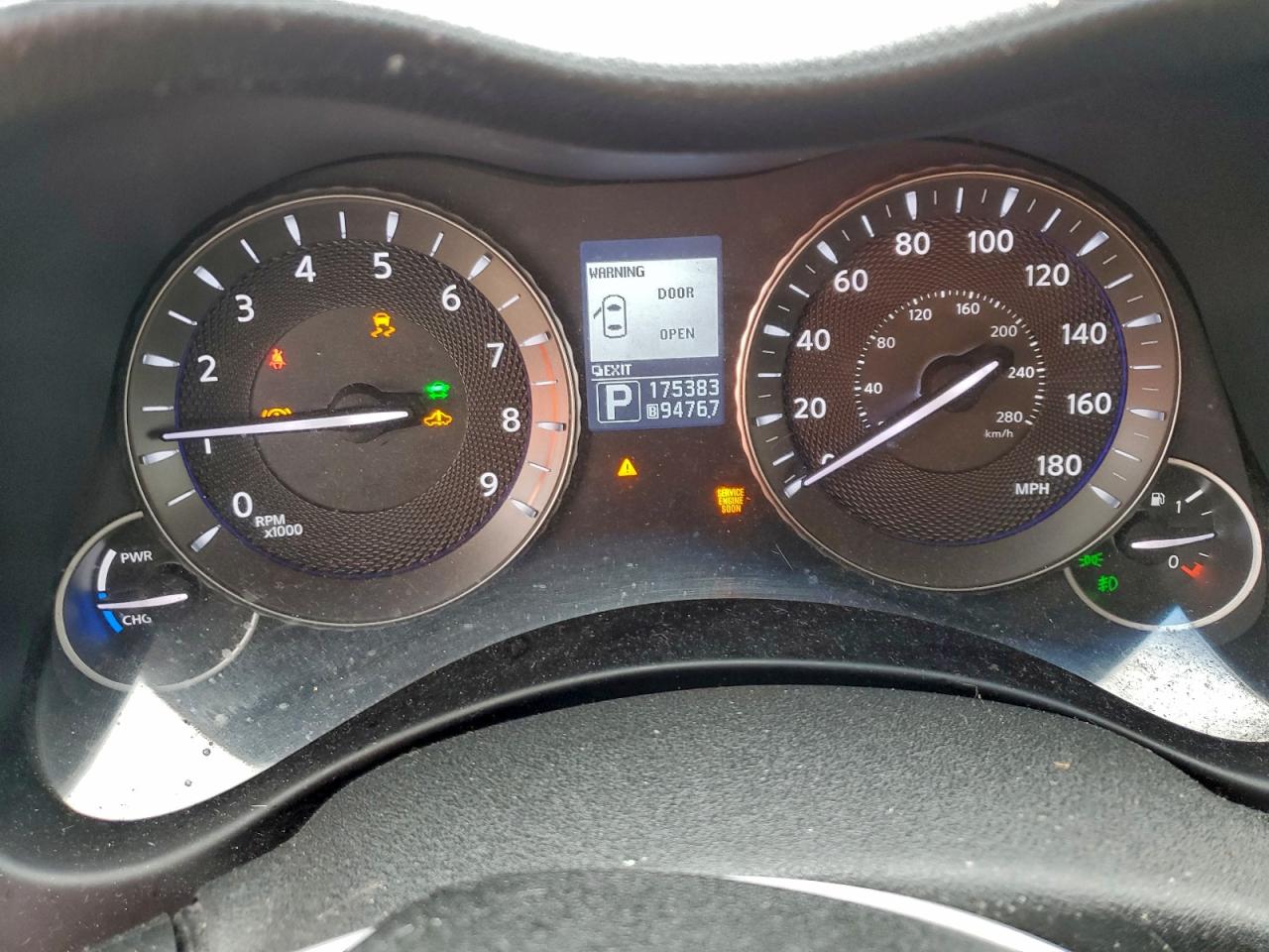 2012 Infiniti M35h Серебряный vin: JN1EY1AP0CM910554