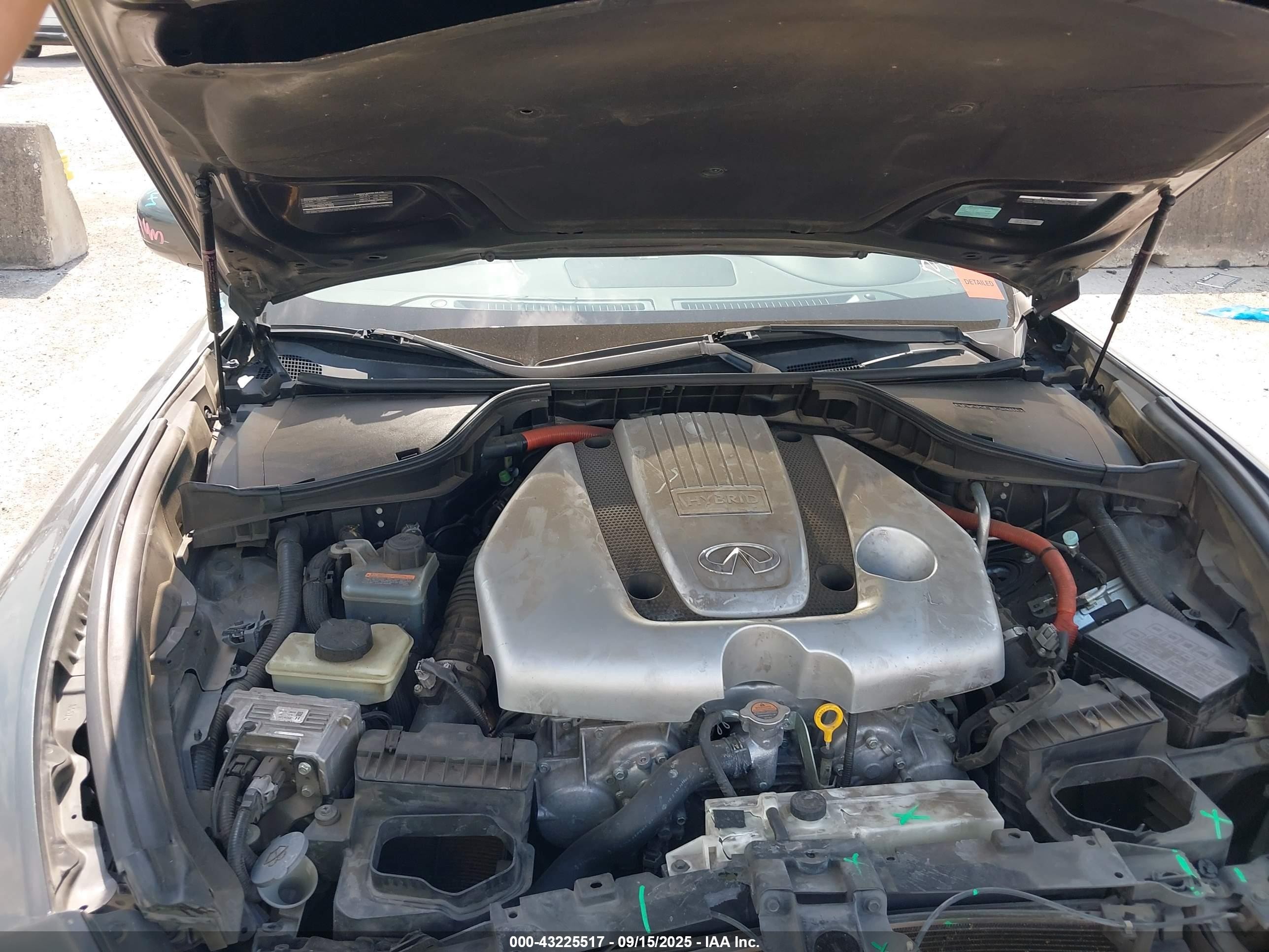 2012 Infiniti M35h   Gray vin: JN1EY1AP3CM910015